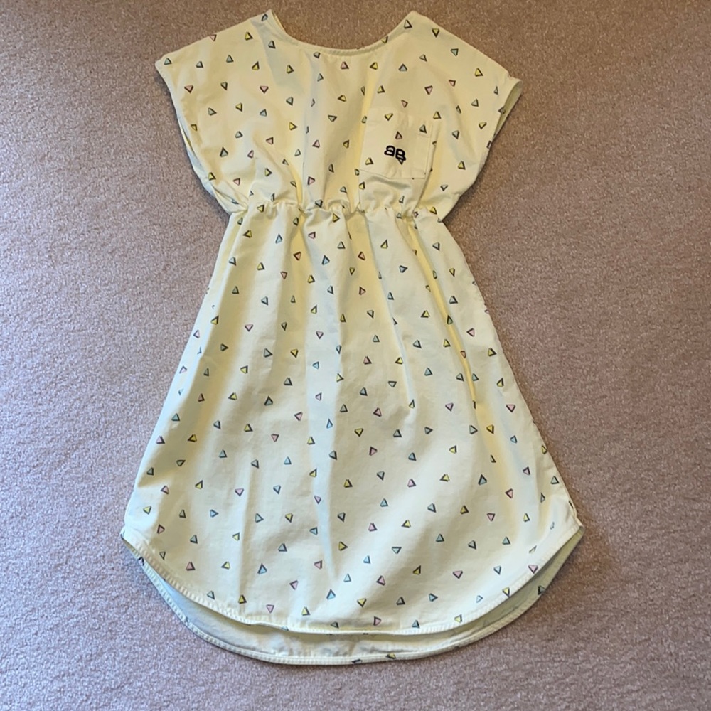 Girls 10-11 Bandy Button casual dress.